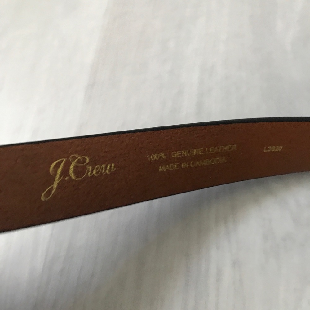 J CREW ANIMAL CHEETAH PRINT LEATHER PONY HAIR BELT WOMENS XS - Picture 4 of 8